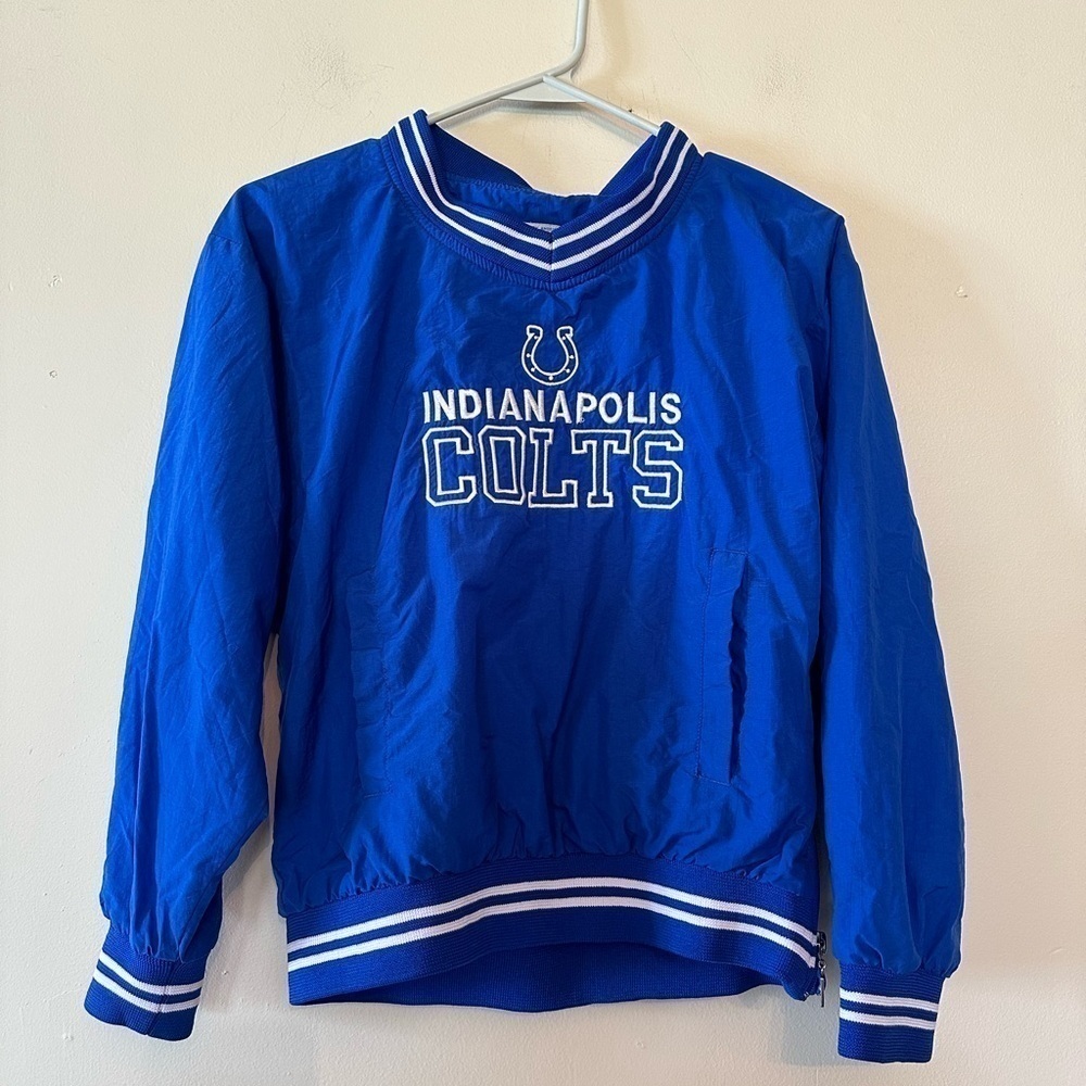 Vtg Youth Colts pullover jacket ym